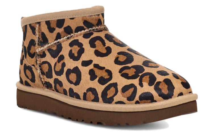 (WMNS) UGG Classic Ultra Mini Spotty Boot 'Leopard' 1134523-NAT