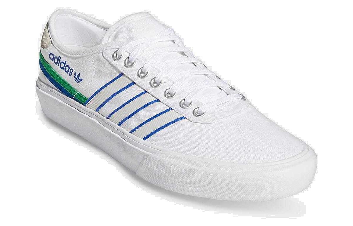 adidas Originals Delpala 'White Vivid Green' FY7479