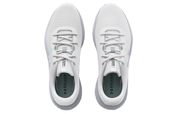 (WMNS) Under Armour Charged Rogue 3 'White Grey' 3025756-100