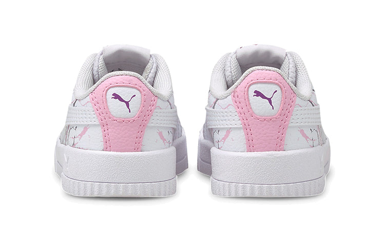 (TD) PUMA Carina Sneakers White/Pink 375091-01