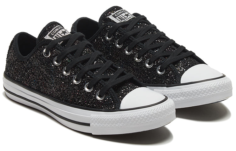 (WMNS) Converse Chuck Taylor All Star Low 'Glitter Shine - Black' 569405C