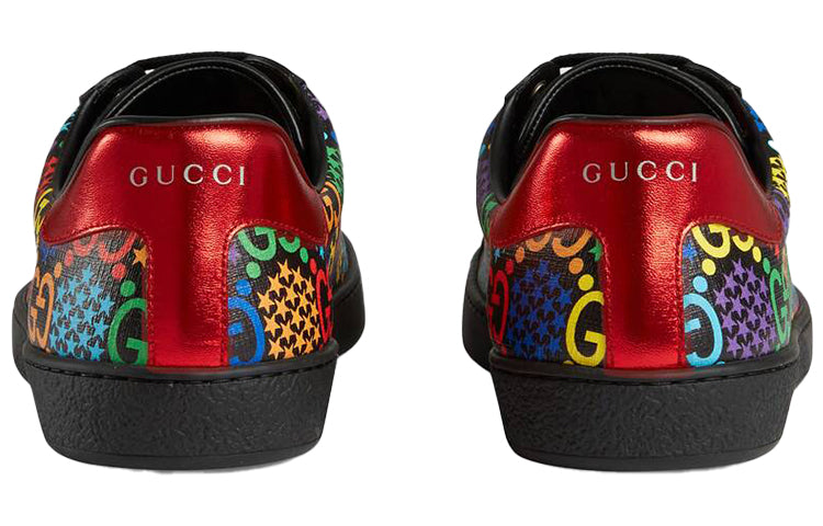 Gucci Ace GG Supreme Low 'Psychedelic - Black' 610085-H2020-1110