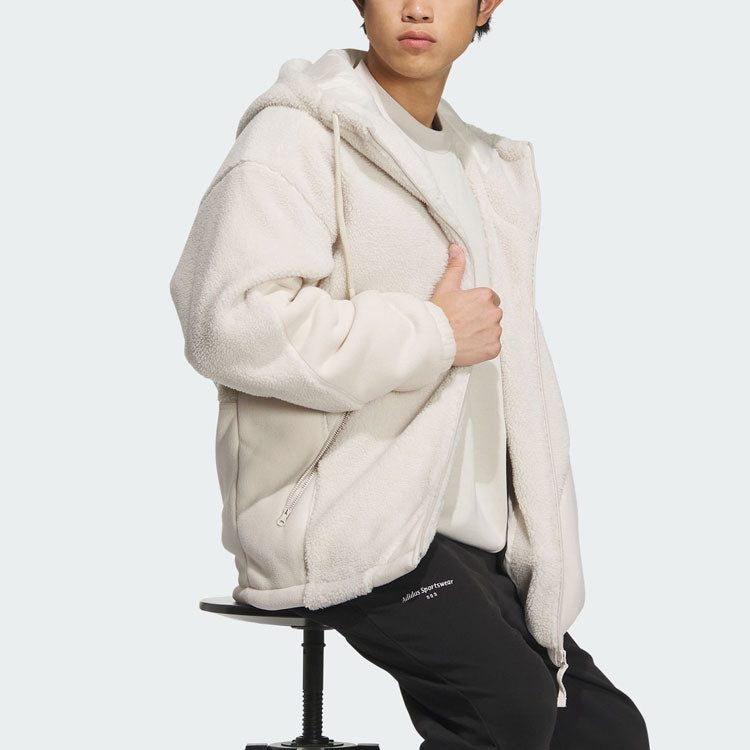 adidas St Mix Knit Jackets Asia Sizing 'White' IP4974