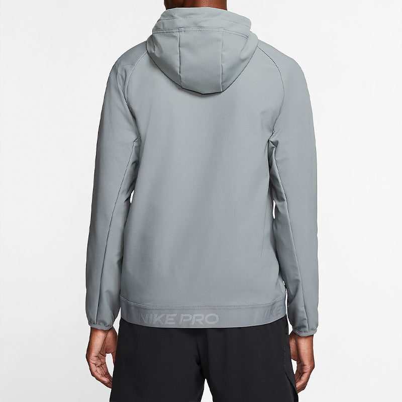 Nike Flex Dri-Fit Full Open Exercise Hoodie Jacket Men's Smoky Grey CK1910-084