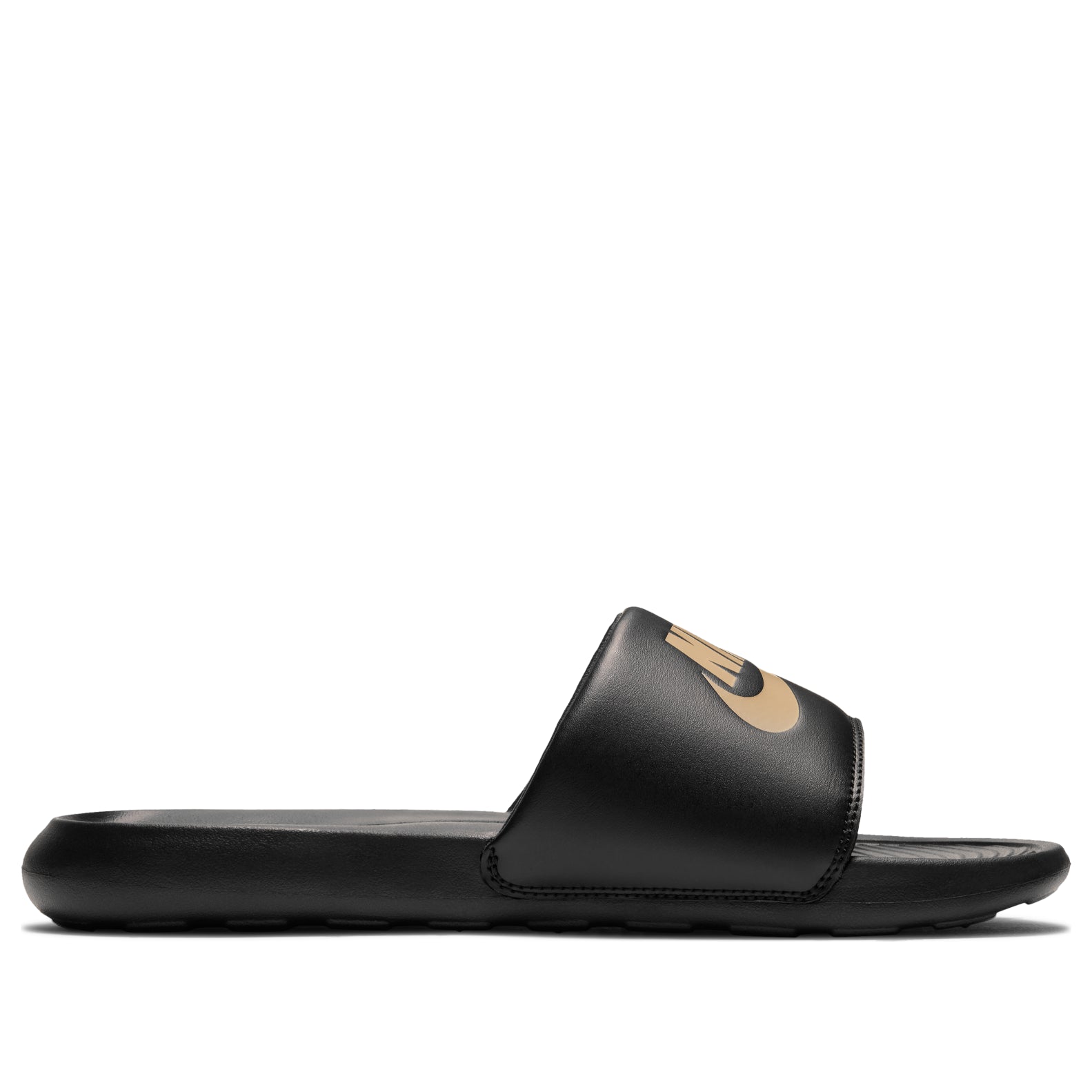 Nike Victori One Slide 'Black Metallic Gold' CN9675-006