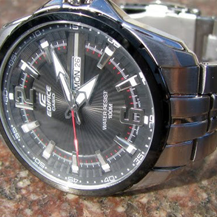 Casio Edifice Analog Watch 'Silver Black' EF-131D-1A1V