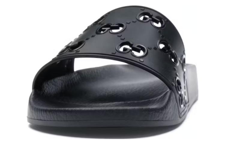 Gucci Rubber GG Slide 'Black' 575957-JDR00-1000