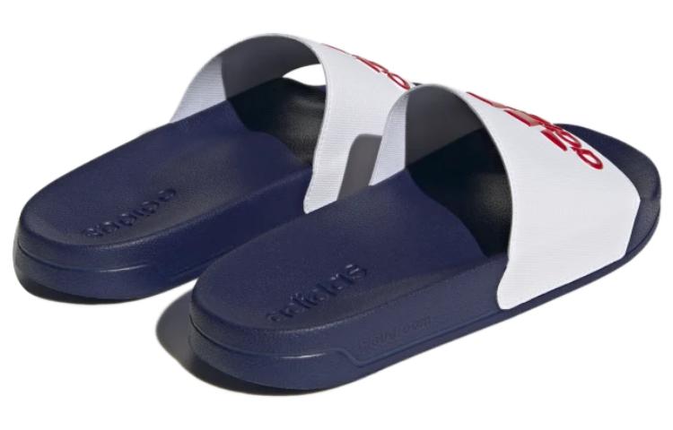 adidas Adilette Shower Slide 'White Victory Blue' HQ6885