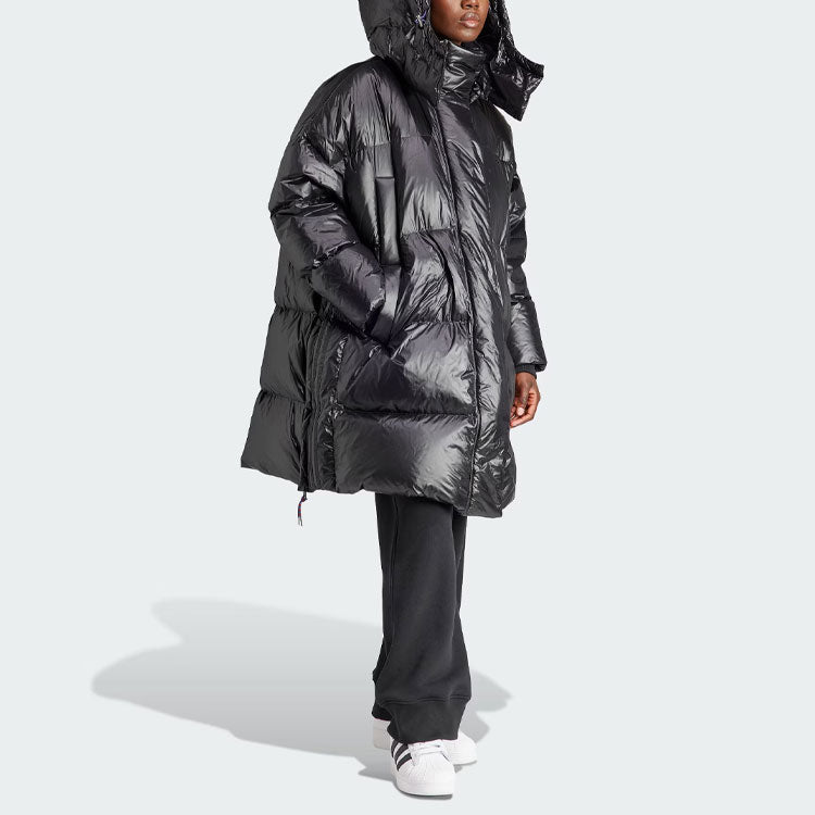 (WMNS) adidas Puffed Long Jacket 'Black' IR7119