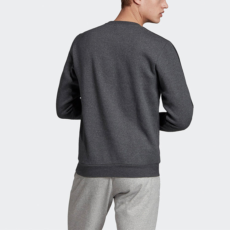 adidas M CREW 3S Side Stripe Round Neck Gray EI8995