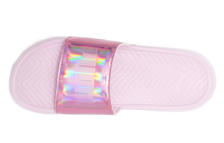 (WMNS) PUMA Popcat Chrome Slide Laser Purple 368127-01