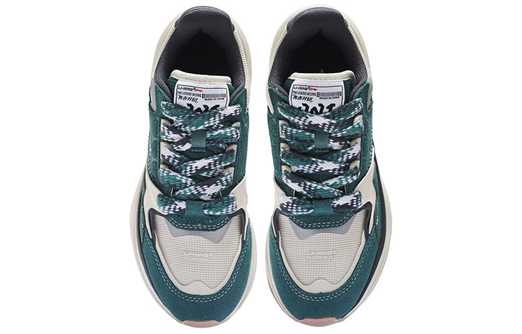 (WMNS) Li-Ning 001 Moment 3M 'Green White Tan' AGCS110-4