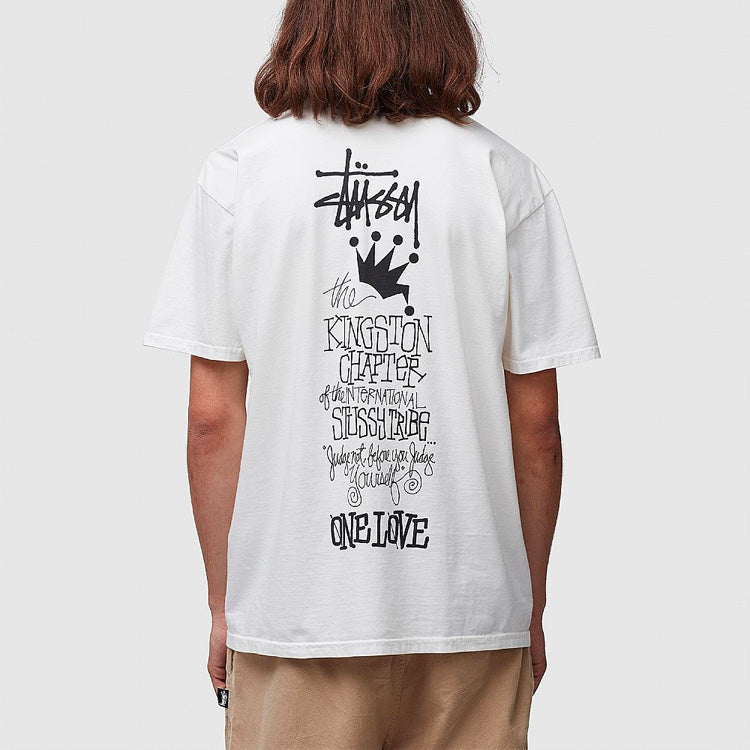Stussy Kingston Tee Short Sleeve Unisex White 1904440-NATURAL