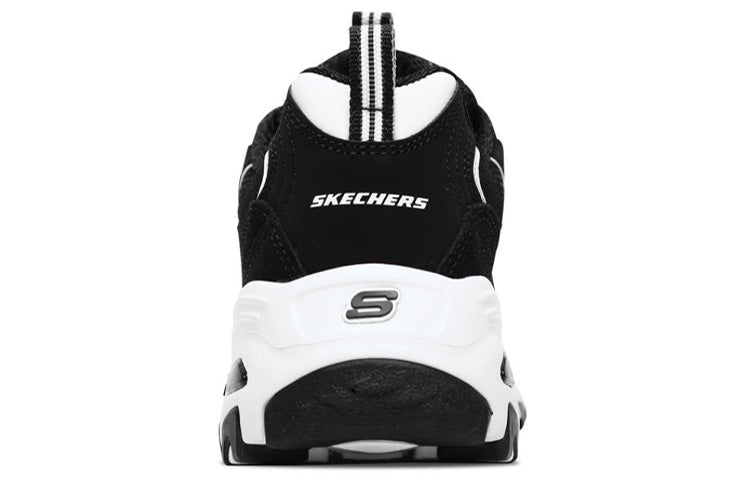 (WMNS) Skechers D'Lites 1.0 Black 13148-BKW