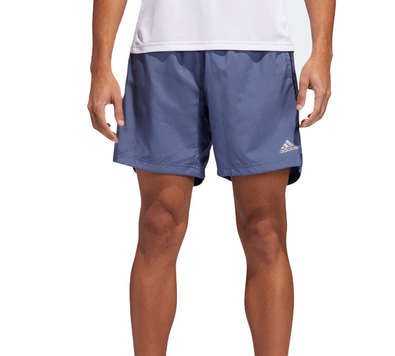 adidas Side Reflective Stripe Training Sports Shorts Blue EI6339