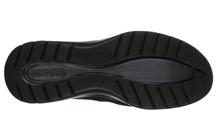 (WMNS) Skechers On-The-Go Flex Slip-on Shoes Black 136401-BBK