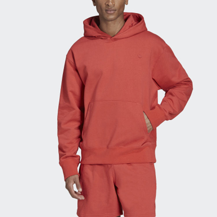 adidas originals Embroidered Small Label Solid Color Sports Red HF6371