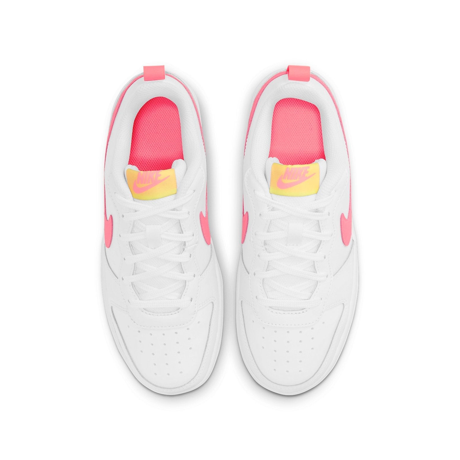 (GS) Nike Court Borough Low 2 'White Sunset Pulse' BQ5448-108