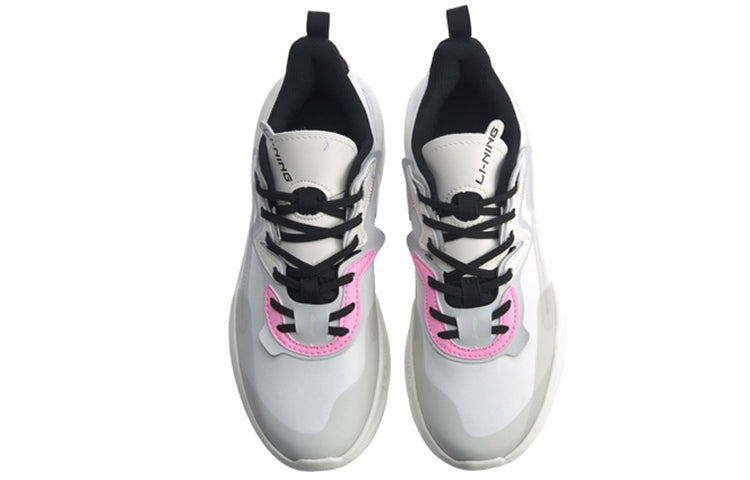 (WMNS) Li-Ning Soft 'White Black Pink' ARHQ062-1