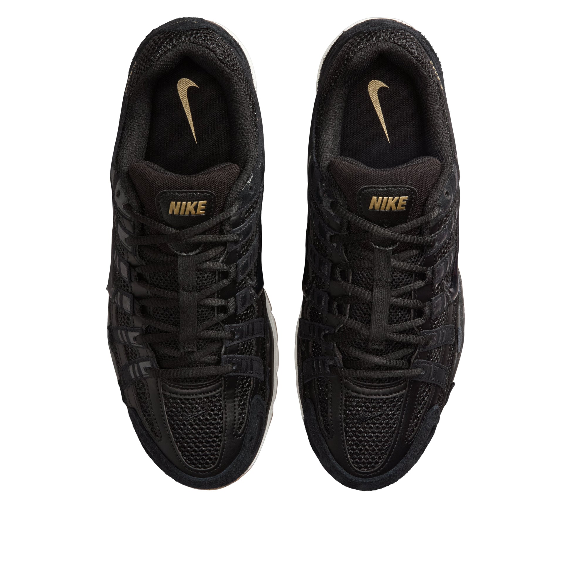 Nike P-6000 Suede 'Black Metallic Gold Grain Sail' HF0015-001