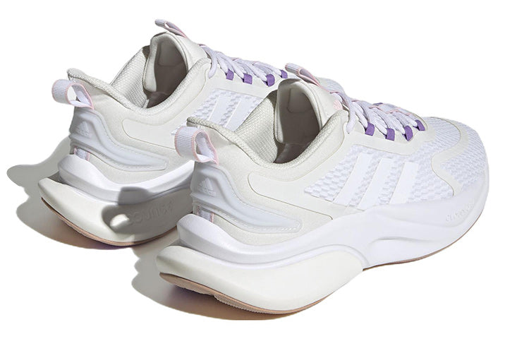 (WMNS) adidas Alphabounce+ 'White College Purple' HP6150