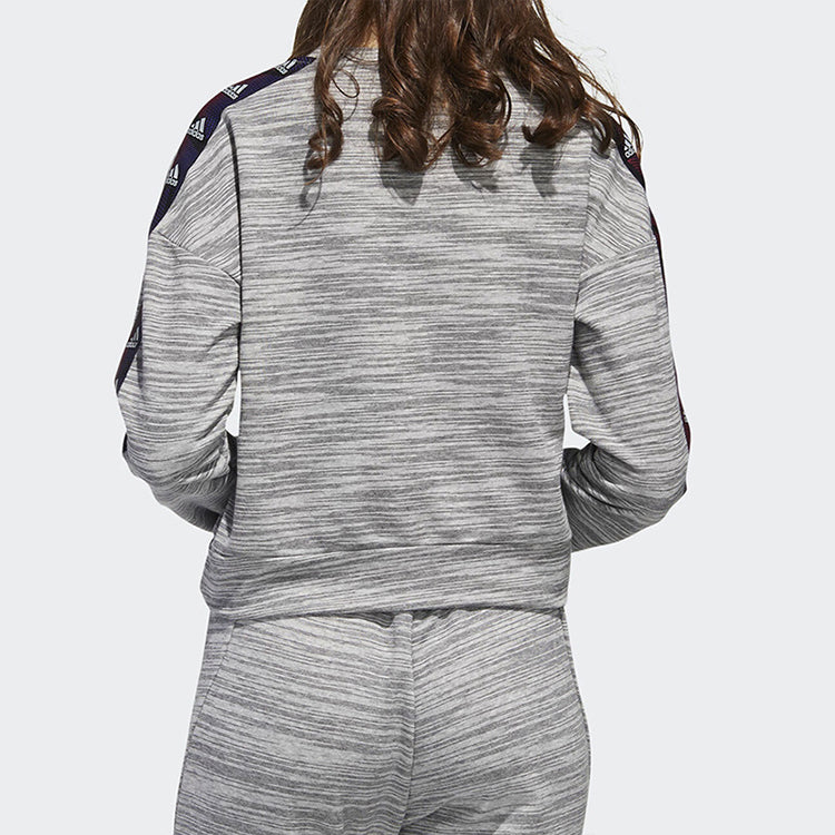 (WMNS) adidas Short Round Turtleneck Jersey Light Grey GE1130