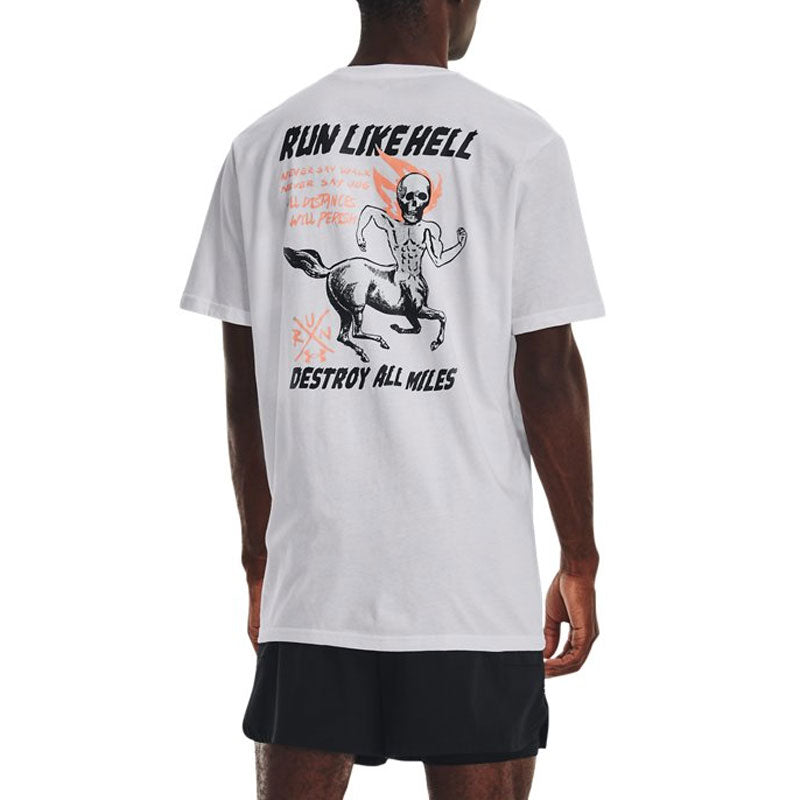 Under Armour Run Like Hell T-shirt 'White' 1376972-100