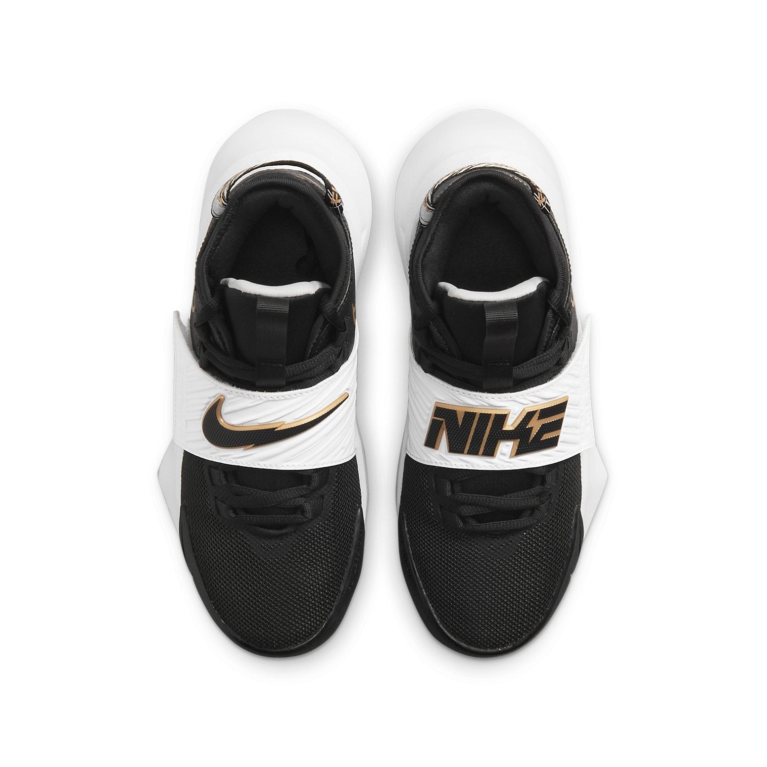 (GS) Nike Future Court 3 'Black White Metallic Gold' CT2866-006
