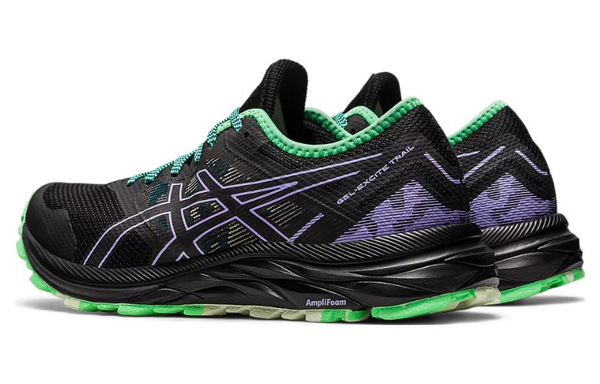 (WMNS) ASICS Gel-Excite Trail 'Black Green Purple' 1012B051-008