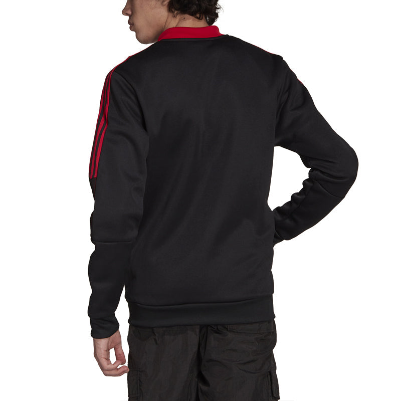 adidas Manchester United Soccer/Football Casual Sports Jacket Black GR3901