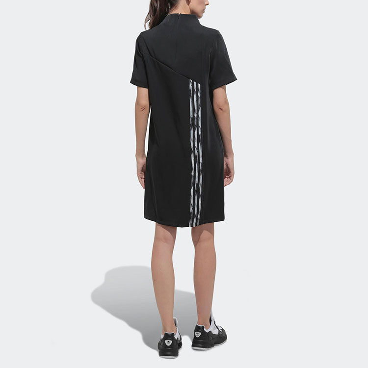 (WMNS) adidas x Danielle Cathari Turtleneck Dress 'Black'  FN2782