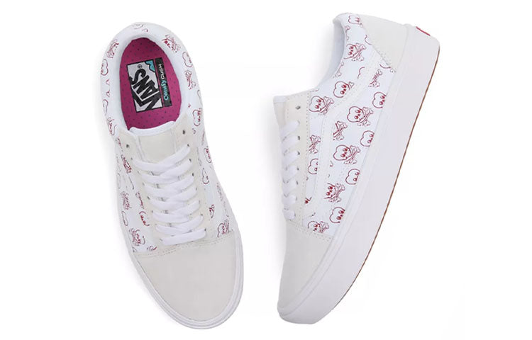Vans Coldhearted Comfycush Old Skool 'White Red' VN0A5DYCB1D