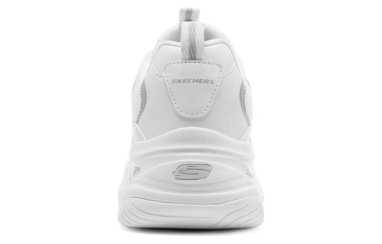 (WMNS) Skechers D'lites 4.0 'White Silver' 149562-WSL