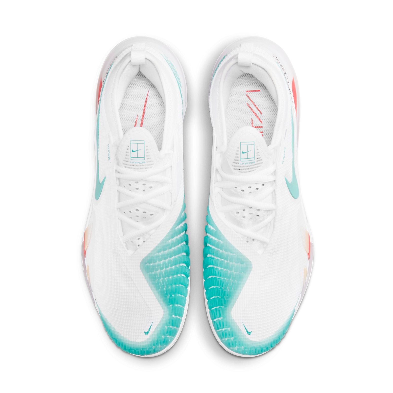 Nike Court React Vapor NXT 'White Washed Teal Red' CV0724-136
