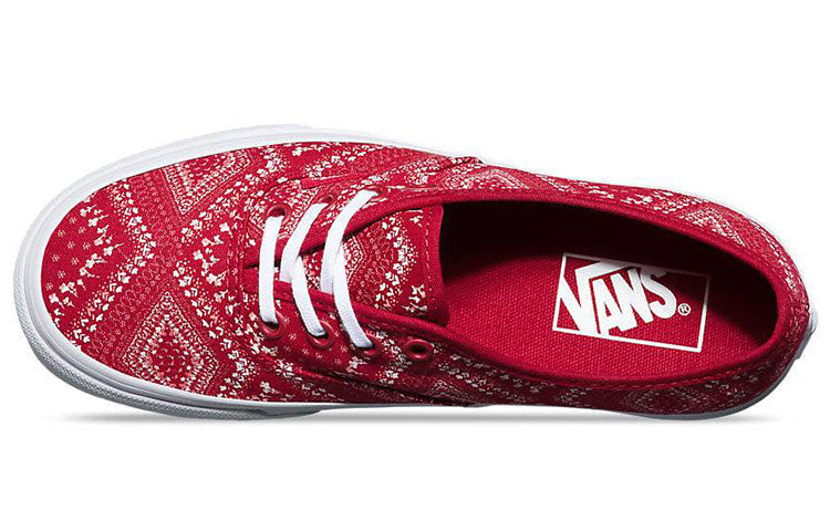 Vans Authentic Bandana 'Red White' VN0004MLJOP