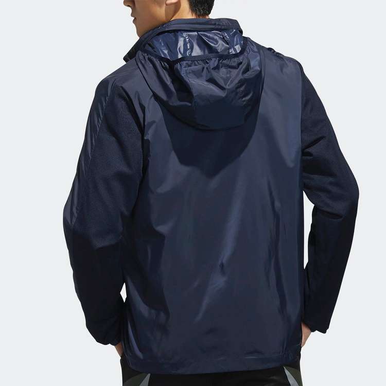 adidas neo M CS 3S WB Casual Sports hooded Windproof Jacket Blue DW8119