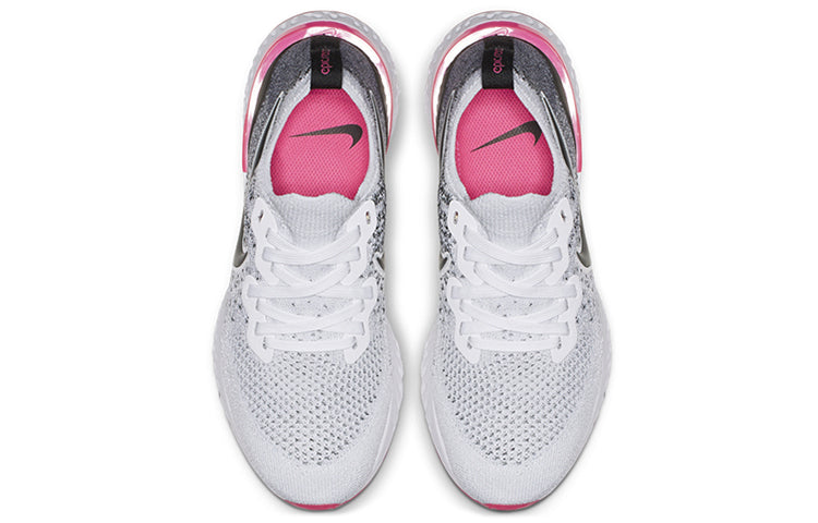 (WMNS) Nike Epic React Flyknit 2 'Oreo Pink' BQ8927-103