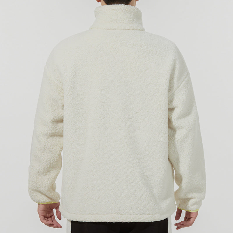 PUMA Sherpa Bonded Jacket 'White Yellow' 534930-93