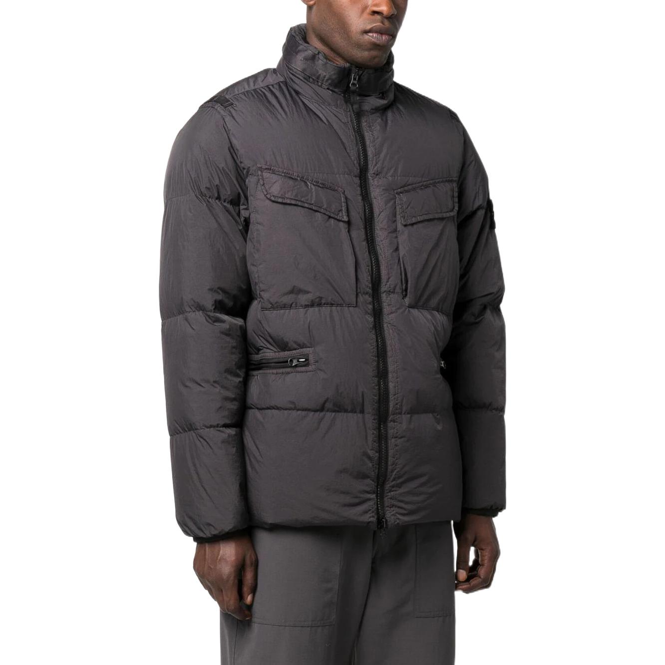 STONE ISLAND Crinkle Reps Down Jacket 'Black' 771540123-V0065