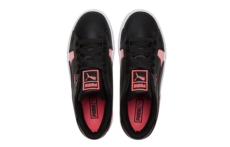 (WMNS) PUMA Cali Casual Board Shoes Black/Pink 380693-02