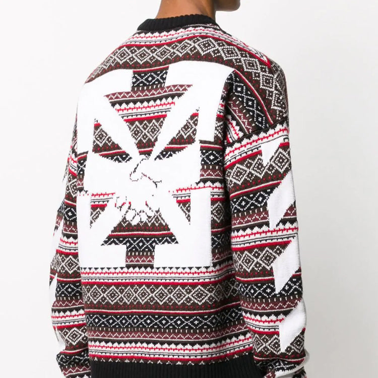 Off-White FW20 Arrows Sweater Men Multicolor OMHE058F20KNI0012501