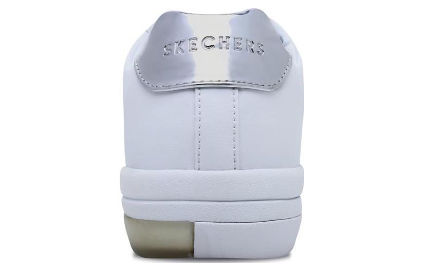(WMNS) Skechers Side Street 'White Silver' 73630-WSL