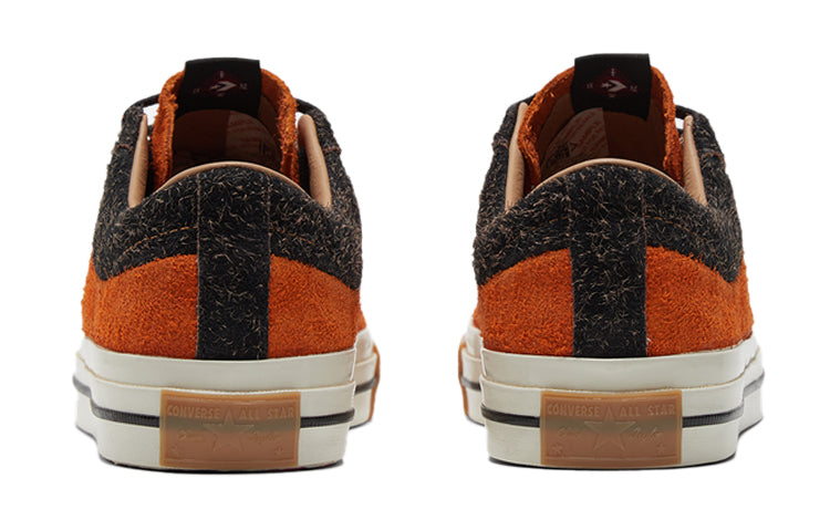 Converse One Star Retro Casual Skate Shoes Orange New Year Series Unisex 173200C