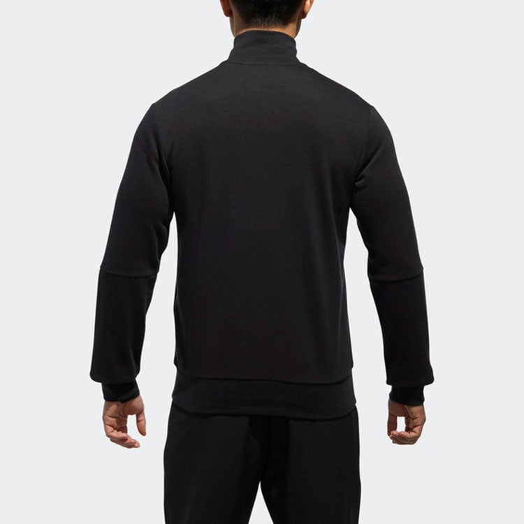 adidas Isc Tt 3s Half Logo Printing Side Stripe Sports Jacket Black DM7297