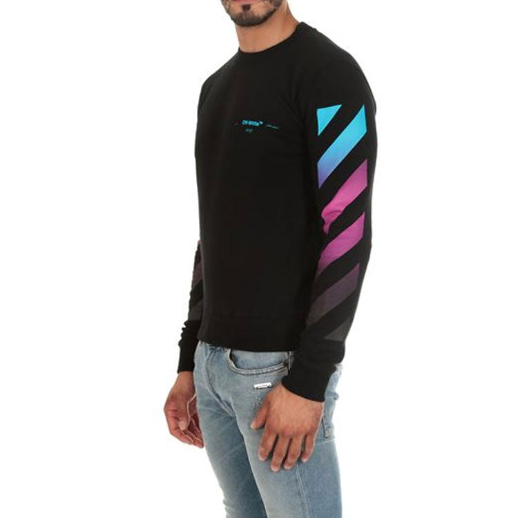 Off-White Diag Gradient Crewneck OMBA025F18192005-BK