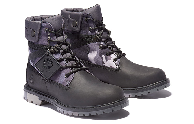 (WMNS) Timberland Heritage EK+ 6 Inch WaterProof Boot 'Black Full Grian' A2J3M015