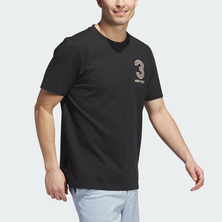 adidas Adicross Anti 3 Putt Golf T-shirt 'Black' HZ3232