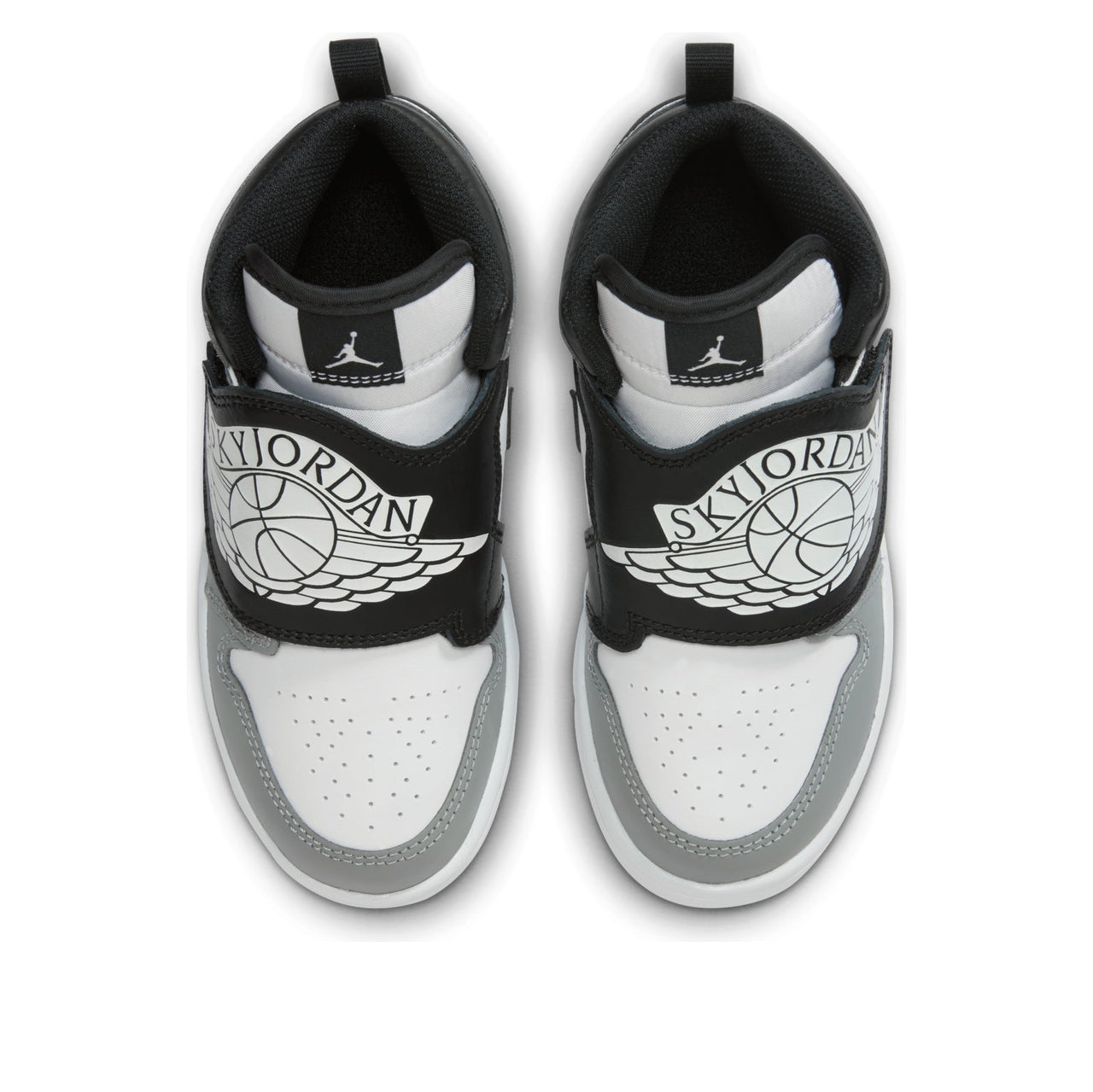 (PS) Air Jordan 1 Sky logo 'Grey Black White' BQ7197-102