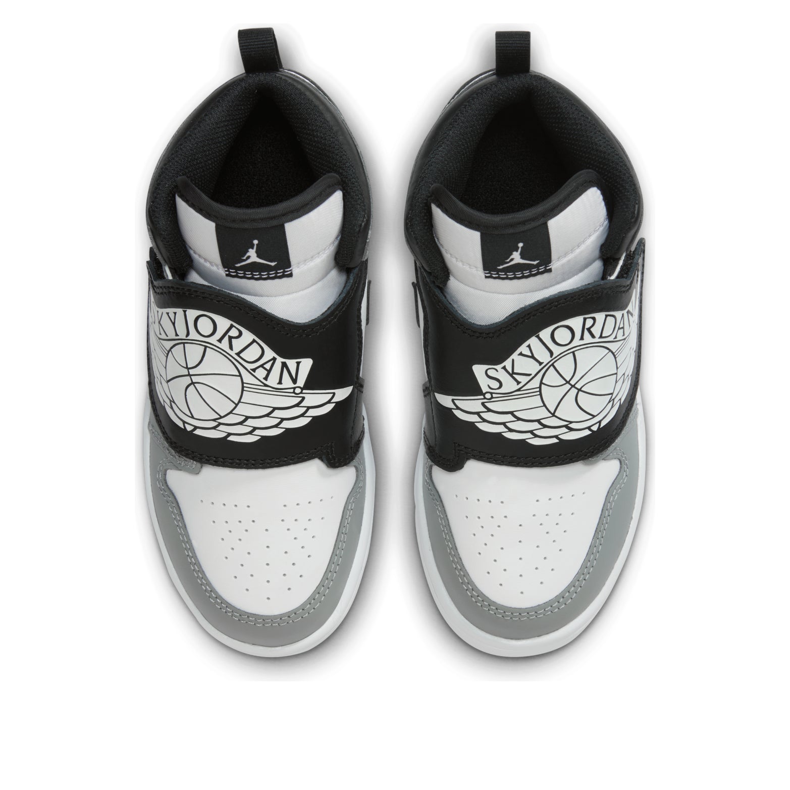 (PS) Air Jordan 1 Sky logo 'Grey Black White' BQ7197-102