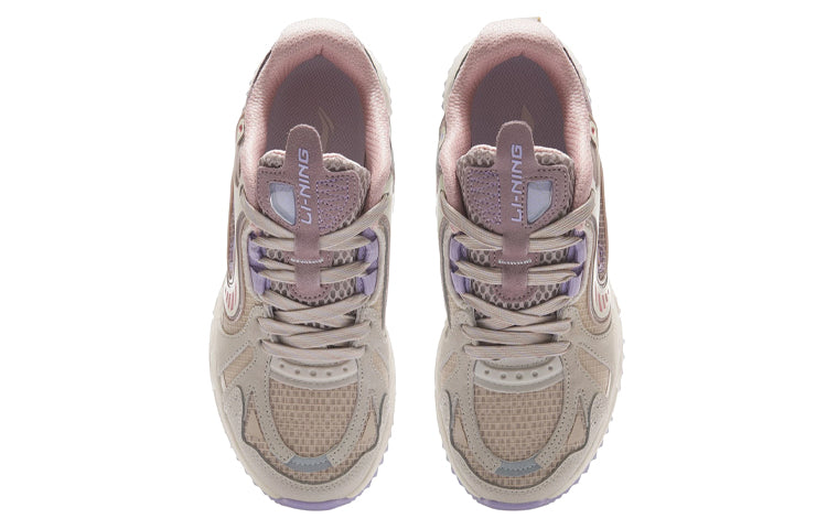 (WMNS) Li-Ning Shiguang 'Light Brown Purple' ARLR012-4